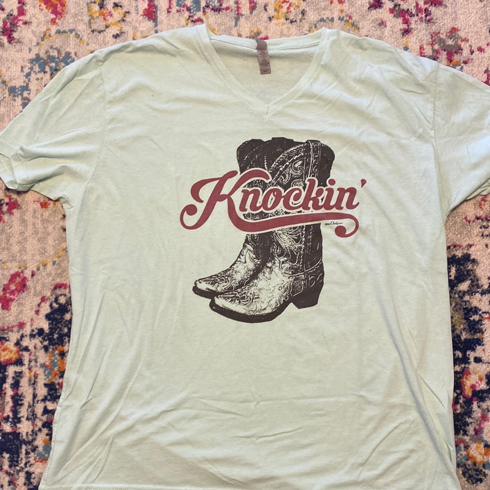 GUC, v-neck graphic tee, XXL
